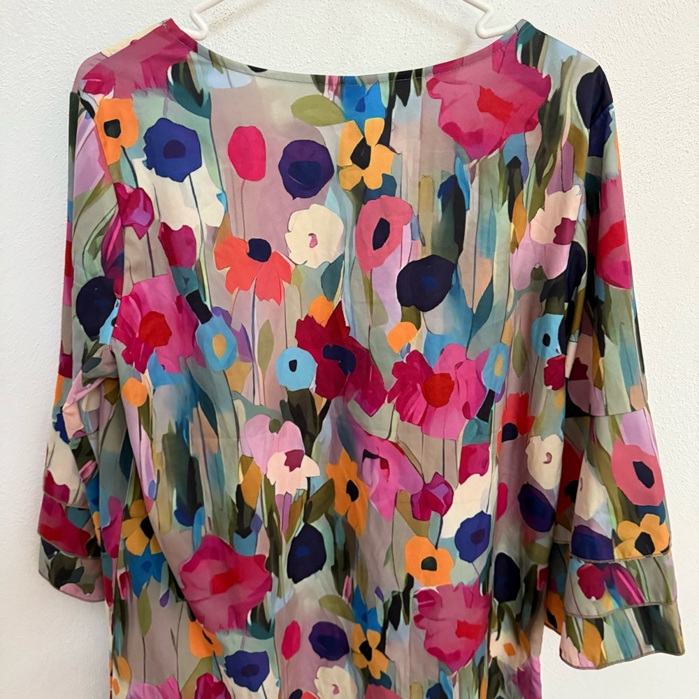 NWT Floral Multicolor Dress - Picture 6 of 9